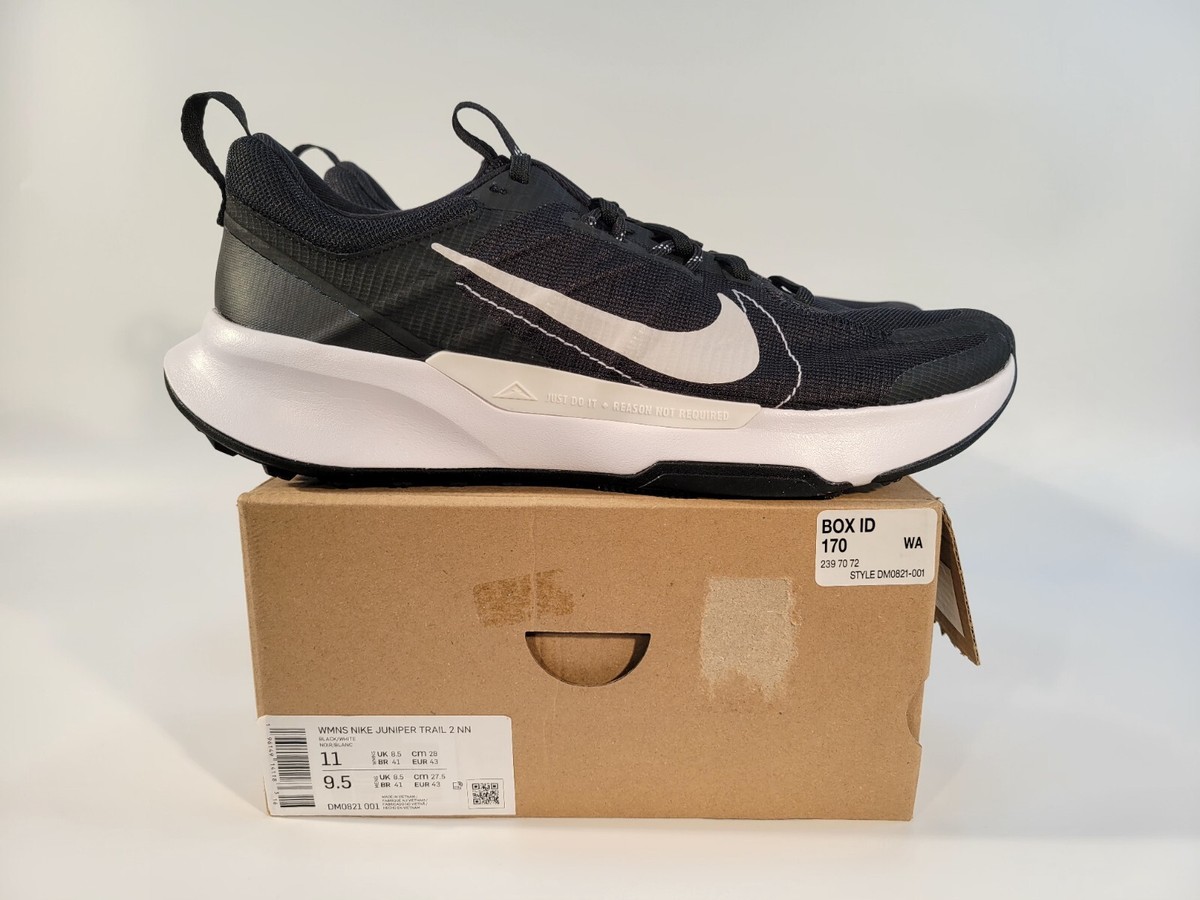 Nike Juniper Trail 2 NN Shoes Sneakers Womens 11 Mens 9.5 Black White DM0821-001 Nike Juniper Trail 2 NN Shoes Sneakers Womens 11 Mens 9.5 Black White DM0821-001