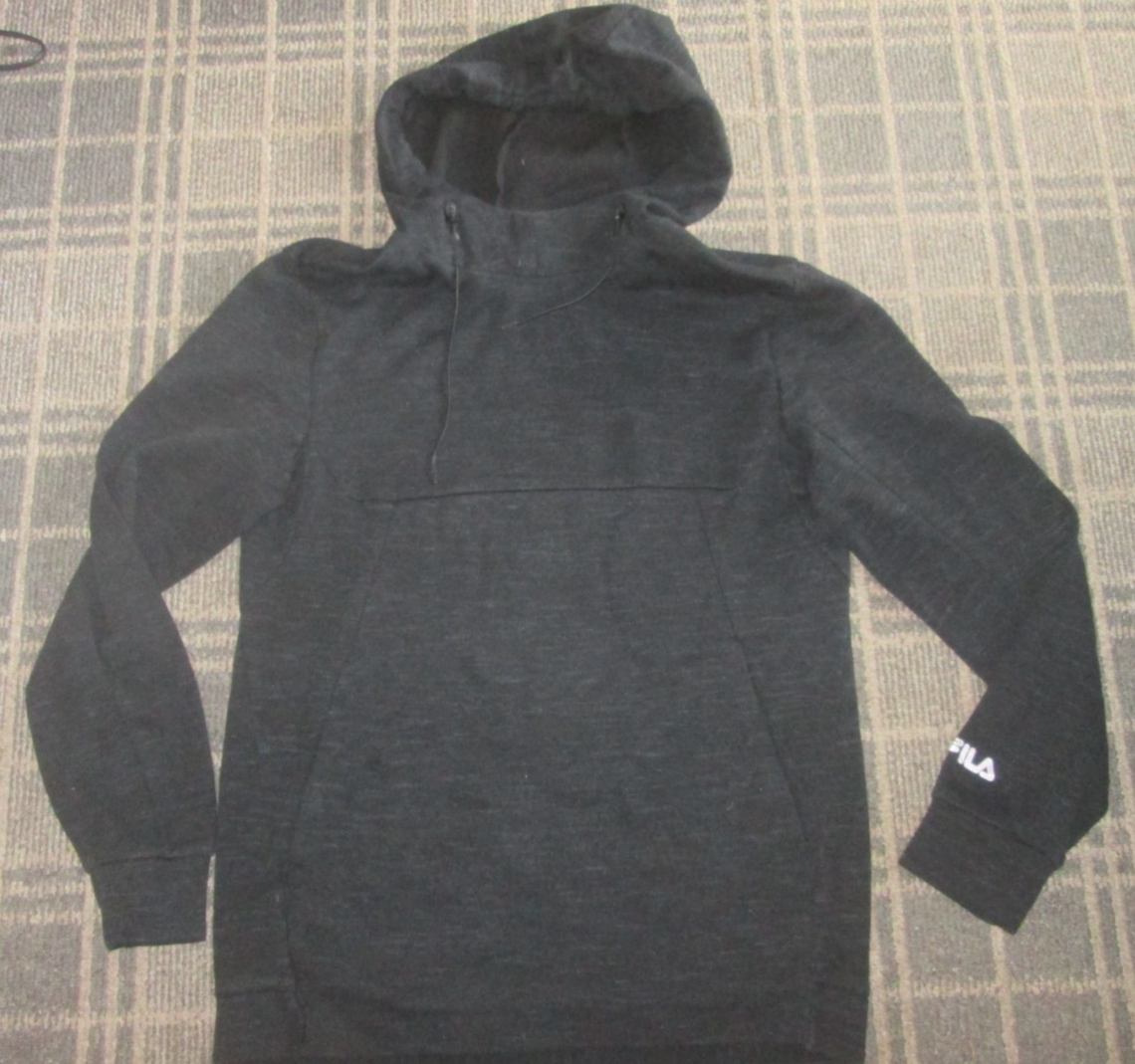 Felpa con cappuccio uomo Fila taglia S 34 36" felpa pullover maglione abbigliamento sportivo LOGO