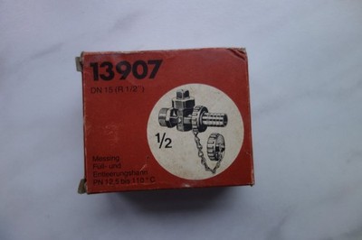 Schell F+E Hahn mit Schlauchverschraubung    1/2 Zoll