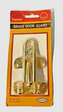 Superior Brass Door Guard Home Improvement Safety Security 4 inch in Length NEW!