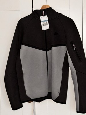 Nike Tech Fleece Kapuzenjacke Jacke M Grau Neu 