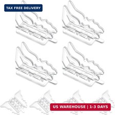 8 Pack Clear Sliding Door Lock, Easy Install Sliding Patio Door Lock, Butterfly