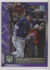 2022 Bowman Chrome Purple Refractor 88/250 MJ Melendez #25 0cz