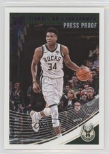 2018-19 Panini Donruss Press Proof Purple 126/199 Giannis Antetokounmpo #85 00d2