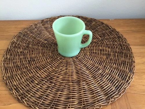 Vintage Fire King Jadeite Mug D Handle