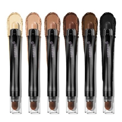 LUXAZA PRO Brown Eyeshadow Stick Makeup 6PCS Set, Neutral Eyeshadow Palette M...