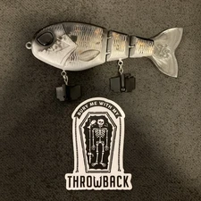 Throwback Swimbaits - Flee Shad - Rare Color-Way - Brand New