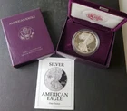 1992 S Proof $1 American Silver Eagle Dollar