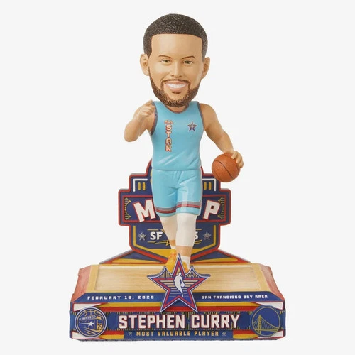 Steph Curry Golden State Warriors 2025 NBA All-Star MVP Bobblehead NBA