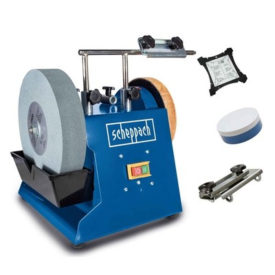 Scheppach Nassschleifmaschine TIGER 2500 - 250mm Schleifstein | 220 Körnung 200W
