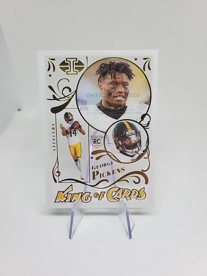 2022 Panini Illusions - King of Cards George Pickens #KC-19 (RC) Steelers Dallas