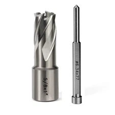 5/8"x1"Annular Cutter 5/8 inch Cutting Diameter,1 inch Depth of Cut,3/4 inch ...