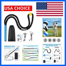 Weighted Swing Trainer, Professional Golf Swing Rope, Warm-Up Training Tempo...