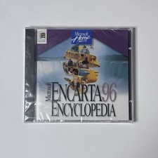 Microsoft Encarta 96 Encyclopedia CD-Rom for Windows 95 Vintage NEW SEALED