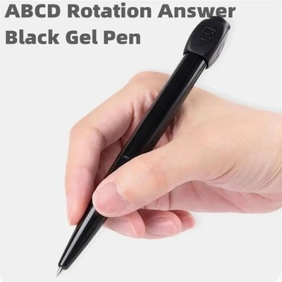 Novelty ABCD Spinner Gel Pen Rotating Decision Maker Pen Fun School Stationery