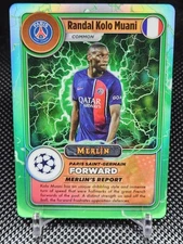 2024 Topps Merlin Soccer Randal Kolo Muani Gamers Green Lightning #MG-47