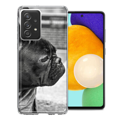For Samsung Galaxy A72 Black French Bulldog Case