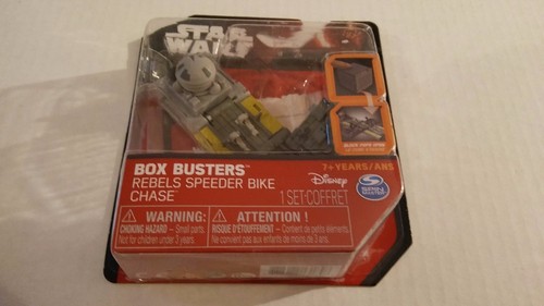 Spin Master Disney Star Wars Box Busters Rebels Speeder Bike Chase - Picture 2 of 3
