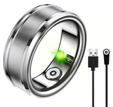 Smart Ring Health Waterproof Finger Ring Monitor Heart Rate Fitness Tracker IP68