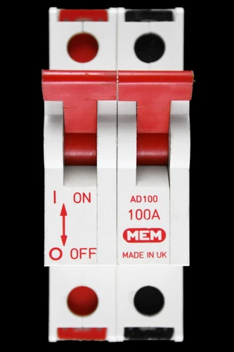 MEM 100 AMP DOUBLE POLE MAIN SWITCH DISCONNECTOR AC22 AD100