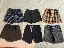 Lot 6 Pair Boys Shorts 18 Months Gap, Granimals, Old NAVY, Carters