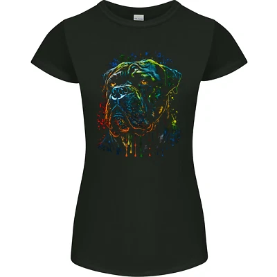 A Bunt Stock Corso Hund Damen Petite Schnitt Maglietta - Bild 1 von 2
