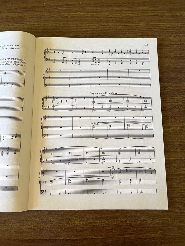 LOT Of 2 Mickelson Magnuson Organ Piano Duets Sheet Music Religious