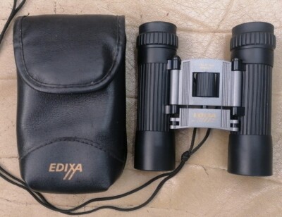 Mini FERNGLAS EDIXA 10X25mm FIELD 5;8 Deluxe mit Tasche 