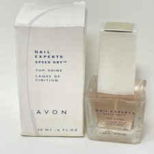 Avon Nail Experts Speed Dry Top Shine .4 fl oz Vintage 2000 New Old Stock