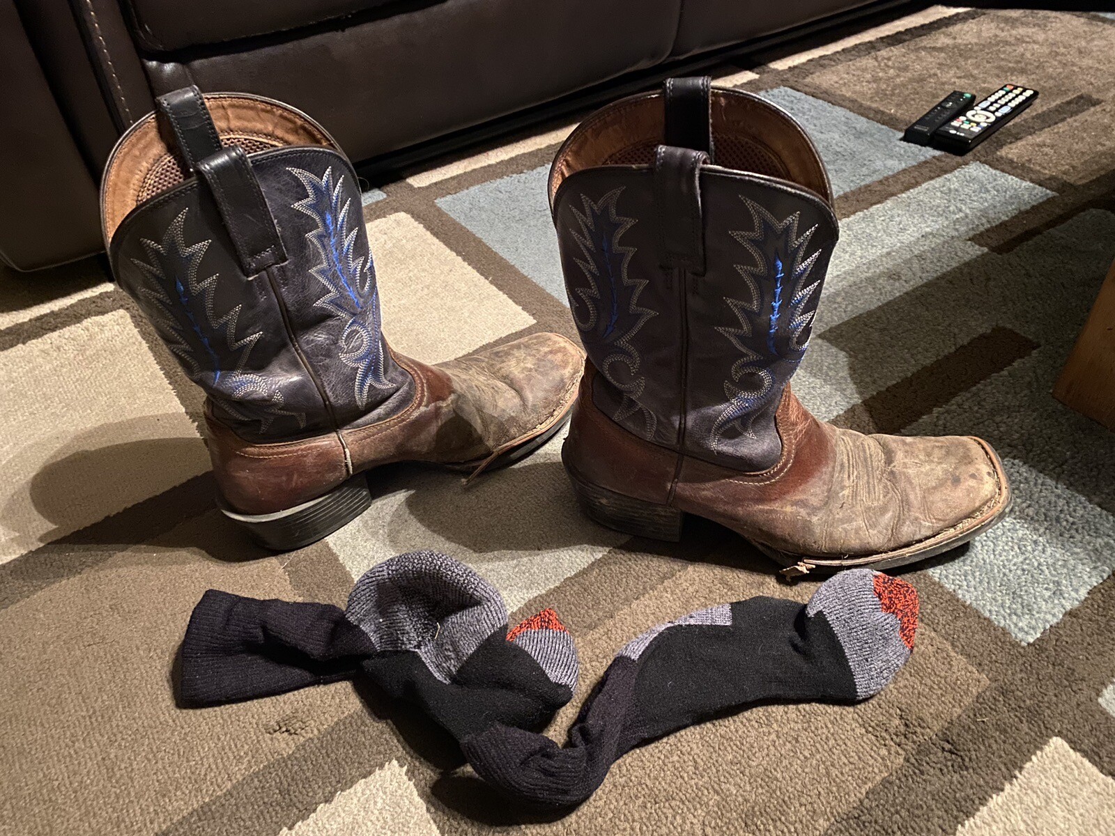 Men’s Trashed Ariat Boots eBay