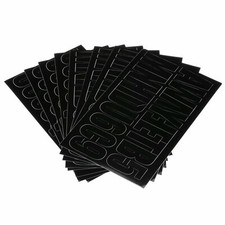 SEACHOICE 50-77111 Boat Registration Letter and Number Kits 31/4" Mylar Black