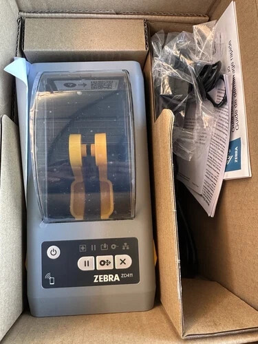 Zebra Label Printer ZD411 ZD4A022 DOEM00EZ Thermal * Open Box | eBay