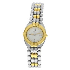 Chopard Gstaad 32/8116 Ladies Date 18K Yellow Gold and Steel 23MM Quartz Watch