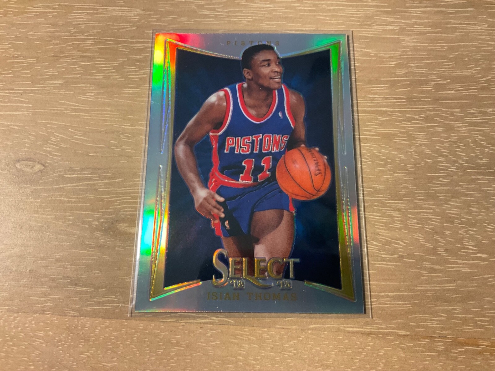 2012-13 Panini Select Basketball Isiah Thomas Silver Prizm #147 Detroit Pistons