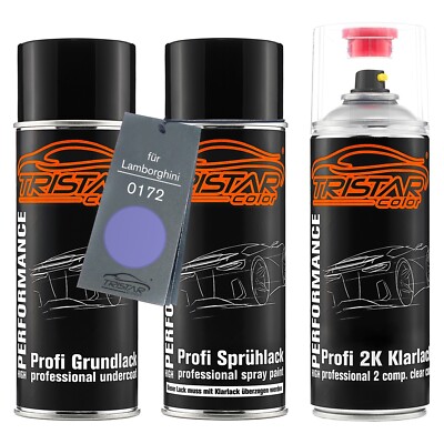 Autolack 2K Spraydosen Set für Lamborghini 0172 Viola Parisea Perl
