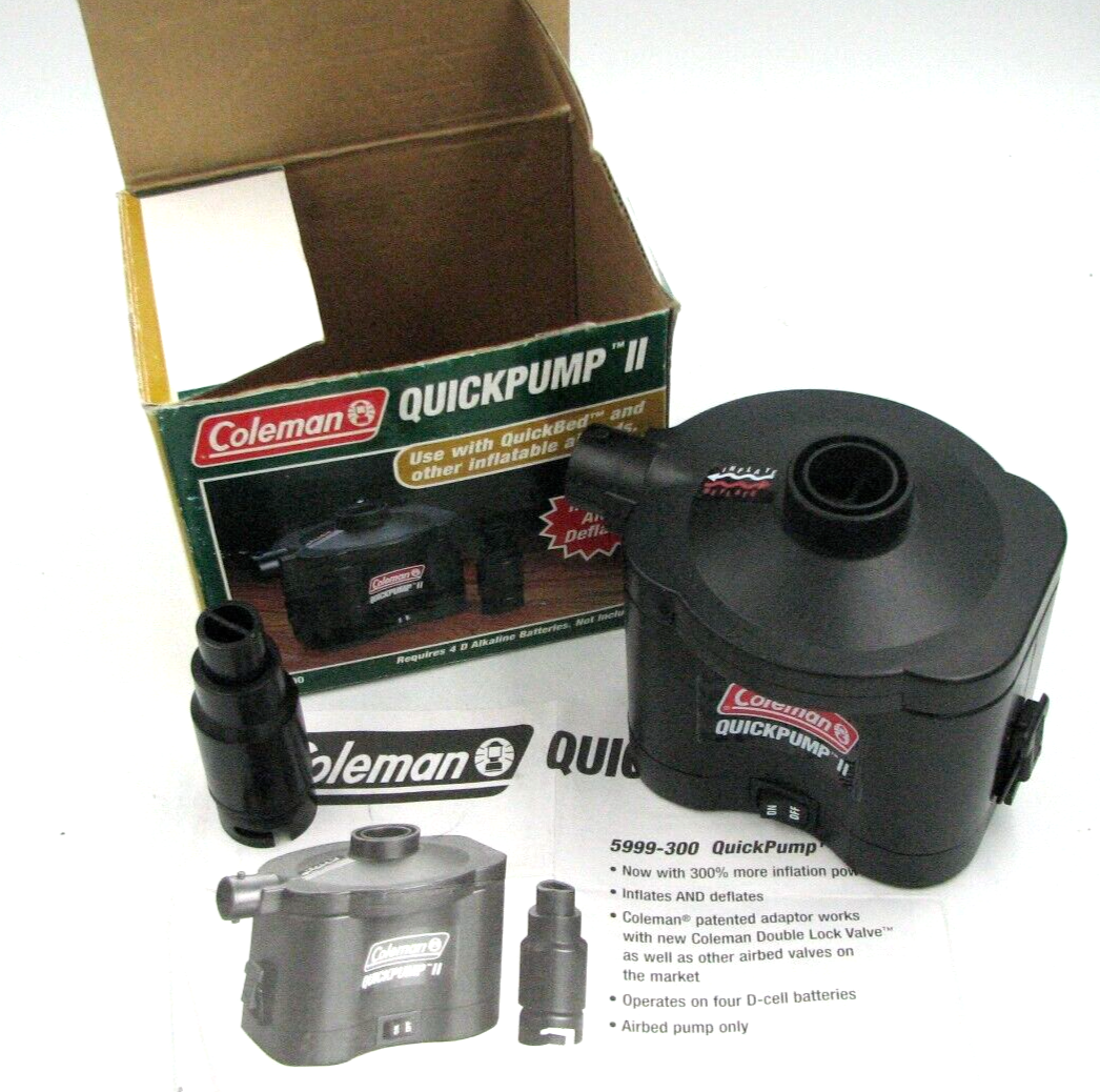 Coleman Quickpump Electric Air Pump Mattress Bed Tubes Inflatables eBay