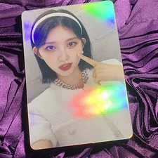 GAEUL IVE Hot Beach Edition Celeb KPOP Girl Photo Holo Card Glamour White