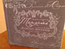 CYNTHIA ROWLEY "MEMORIES" CLOTH COVERED SLIP-IN PHOTO ALBUM