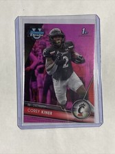2023 Bowman U Chrome Corey Kiner 1st Pink Refractor RC #34 Cincinnati 
