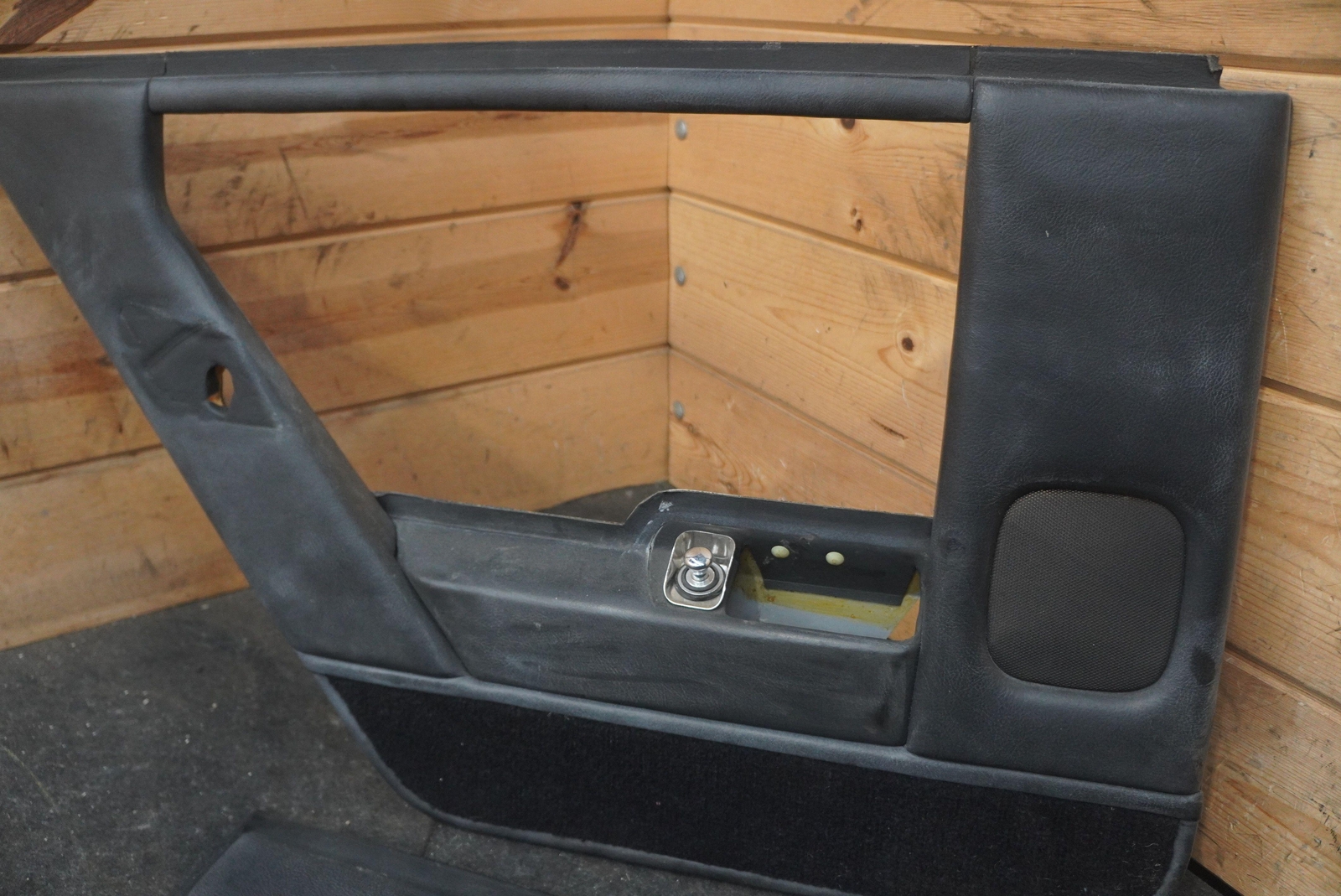Rear Left Interior Door Trim Panel Black OEM Bentley Mulsanne 1988