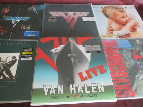 VAN HALEN  AUDIOPHILE VERIFIED 180 GRAM REMASTERED RARE LIVE TOYKO & STUDIO SET