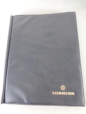 Parts Catalog / Spare Parts List Liebherr Storage Crane 350L/450 Stand 06/1980