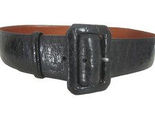 Cintura Giorgio Armani donna S nera vera pelle di coccodrillo 26" - 30" Italia