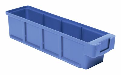 LA KA PE Kleinteilebox VKB 300 x 93 x 83 mm blau - 16 Stück - 30093 02 02