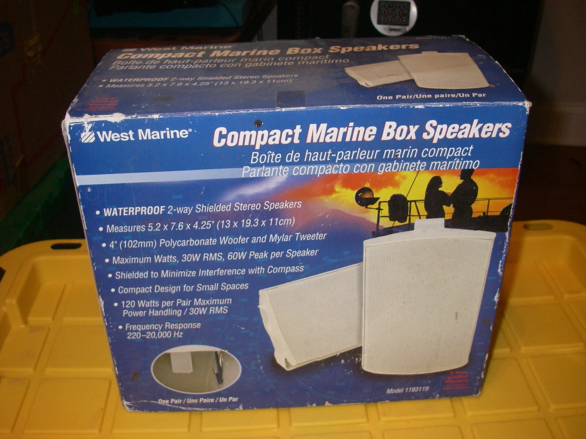 West Marine Compact Marin Box Speakers ❤️【お気にいる