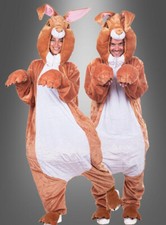 Deluxe Osterhasen Kostüm aus Plüsch - Tolles Hasenkostüm für Events & Karneval