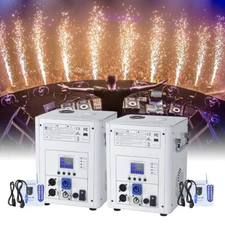 2Pack Cold Spark Machine 750W  Firework Machine DMX DJ Stage Effect with Handle
