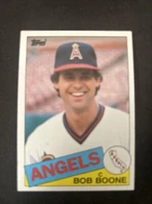 1985 Topps Baseball Card #348 Bob Boone California Angels NmMt Free Shipping!