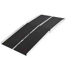 5' L Silver Spring Aluminum Multi-Fold Wheelchair Ramp