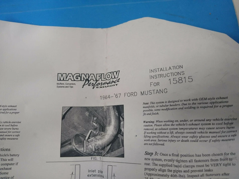 Magnaflow 64-67 Mustang Exhaust Kit Hardware 15815 - Image 2 of 3